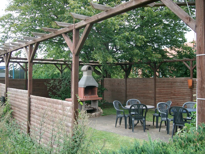 Ferienwohnung in S&uuml;sel - Ferienhof Haas - Grillplatz