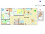 Ferienwohnung in K&uuml;hlungsborn - Casa Nova - Plan