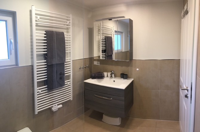 Ferienwohnung in K&auml;gsdorf - Meerblick - Beispiel Duschbad