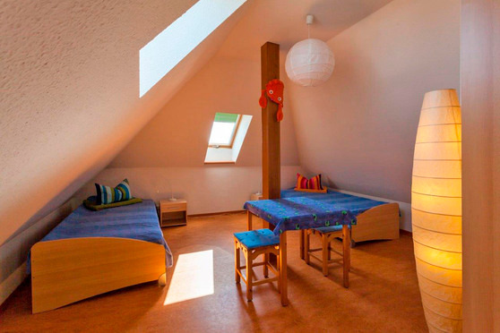 Ferienwohnung in Bastorf - Haus Mare - Kinderschlafzimmer im Dachgescho&szlig;