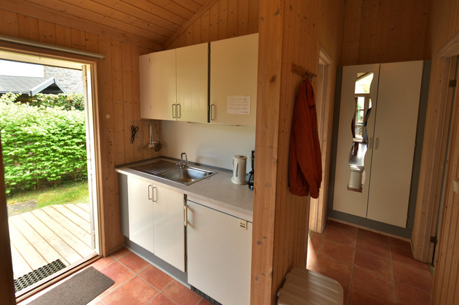 Ferienhaus in Pelzerhaken - Am Waldrand Haus D - Flur mit K&uuml;che