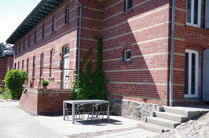 Ferienwohnung in Barh&ouml;ft - Matrosendeck - Lotsenhaus Barh&ouml;ft - Matrosendeckwohnung - Terrasse