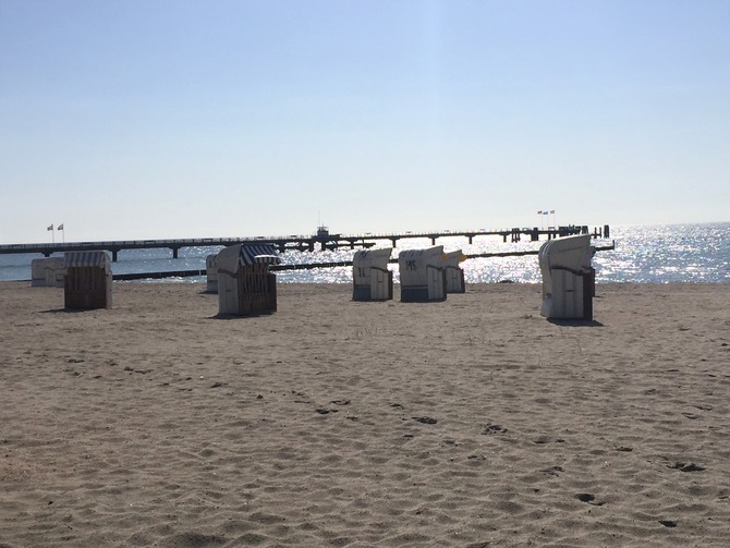 Ferienwohnung in Gro&szlig;enbrode - Am Kai 17 - Mitte - S&uuml;dstrand am Morgen