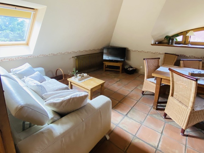 Ferienwohnung in Ribnitz-Damgarten - Zwischen Bodden & Ostsee - Wohnbereich