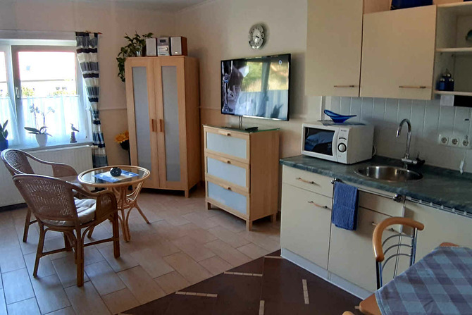 Appartement in Ostseebad Heringsdorf - Sch&ouml;n App. EG - Wohn-K&uuml;chenbereich