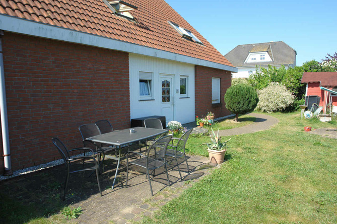 Appartement in Ostseebad Heringsdorf - Sch&ouml;n App. EG - Au&szlig;enbereich