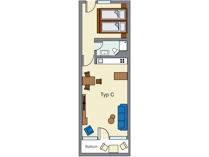 Ferienwohnung in Gr&ouml;mitz - Fernsicht - Bild 8