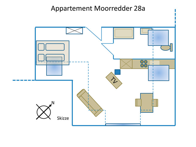 Appartement in Travem&uuml;nde - Ferienwohnung Moorredder - Bild 6