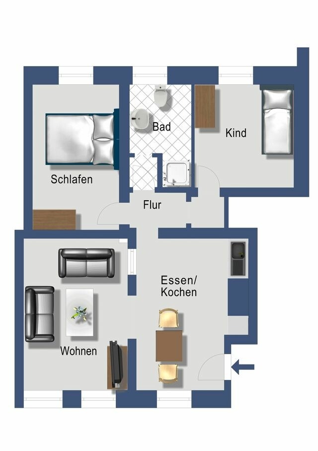 Ferienwohnung in Rabenkirchen-Faul&uuml;ck - Schleiblick App. 10 - Bild 10