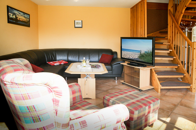 Ferienwohnung in K&uuml;hlungsborn - Haus Aphrodite - Wohnbereich