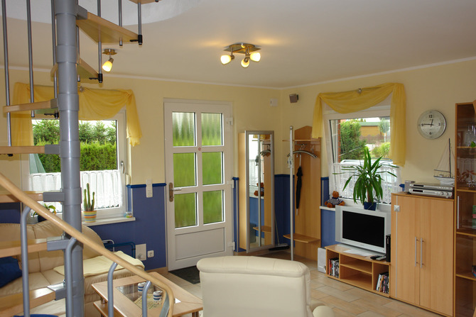 Ferienhaus in Ostseebad Heringsdorf - Kleines M&ouml;wennest - Wohnbereich