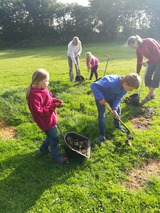 Ferienwohnung in Grube - Ferienhof Stoldt - Pony&auml;ppel absammeln