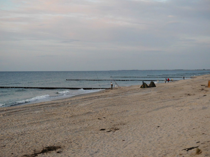 Ferienwohnung in Graal-M&uuml;ritz - Ferienwohnung Willi-Marie - Angler im Herbst
