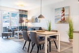 Ferienwohnung in Großenbrode - Meerblickvilla 21 - Esszimmer _ Wohnzimmer