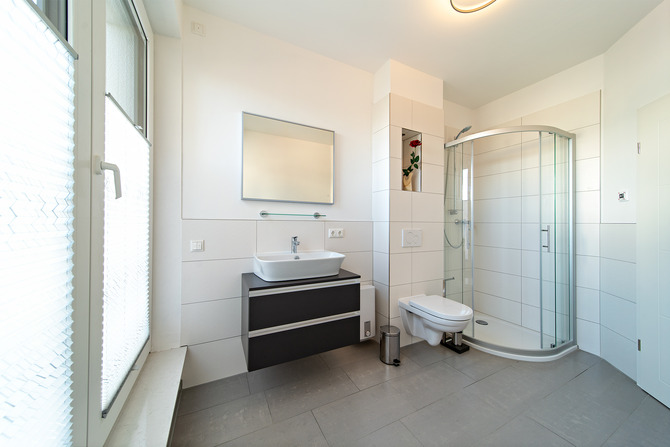 Ferienwohnung in B&ouml;rgerende - Appartement 2 - D&uuml;nenblick - Dusche Fussbodenheitzung