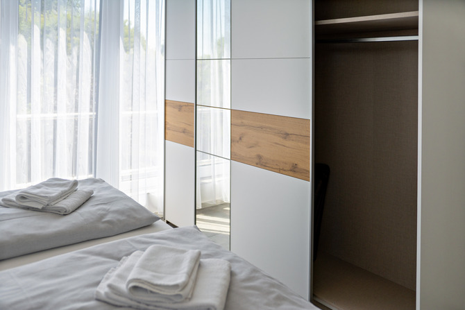 Ferienwohnung in B&ouml;rgerende - Appartement 5 - Traumblick - Schlafzimmer