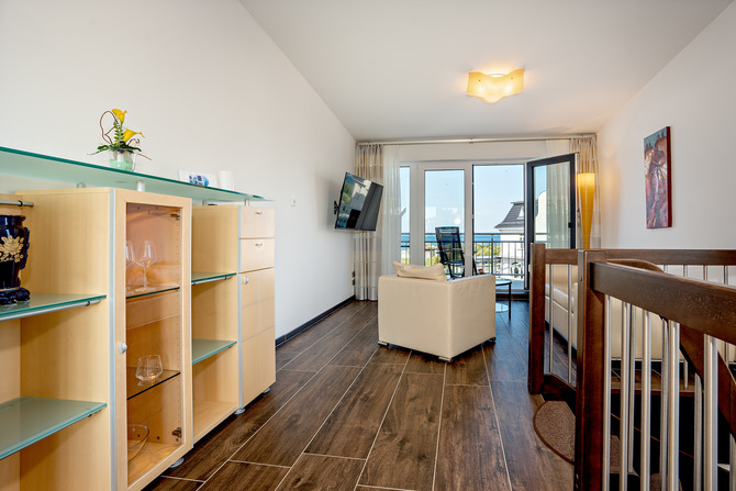 Ferienwohnung in B&ouml;rgerende - Appartement 5 - Traumblick - 28qm WZ und K&uuml;che