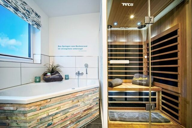 Ferienhaus in Olpenitz - Ferienhaus Lieblingsplatz by Seeblick Ferien ORO, direkte Wasserlage,Sauna - Bild 22