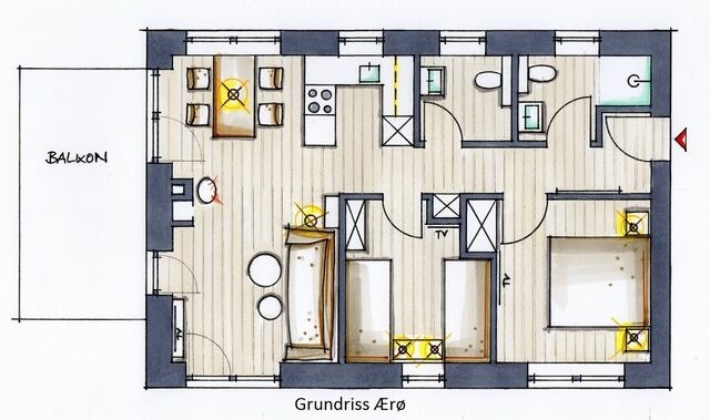 Ferienwohnung in Kronsgaard - Ferienwohnung Aer&oslash; - Bild 4