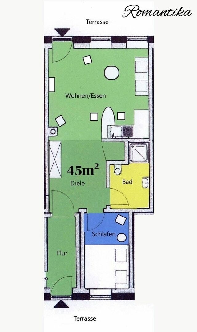 Ferienwohnung in Rieseby - Gut B&uuml;chenau - Ferienwohnung Romantika - Bild 13