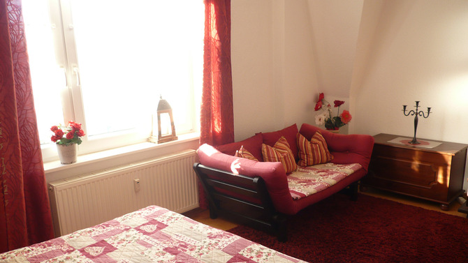 Ferienwohnung in Sassnitz - Meerblick mit Balkon - 1 Schlafzimmer mit Aufbettungsm&ouml;glichkeit