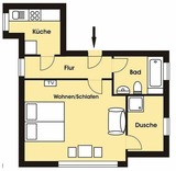 Ferienwohnung in Timmendorfer Strand - Haus Seepferdchen am Meer Appartement 7 - Bild 18