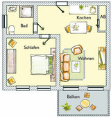 Ferienwohnung in Seebad Bansin - (Brise) Villa Vineta Bansin App. 04 - Bild 14