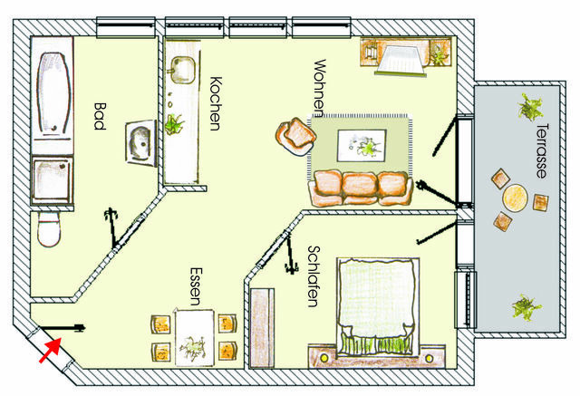 Ferienwohnung in Seebad Heringsdorf - (Brise) Neubauvilla Elbflorenz App. 05 - Bild 12
