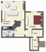 Ferienwohnung in Seebad Bansin - (Brise) Villa Kurf&uuml;rst App. 01 - Bild 12