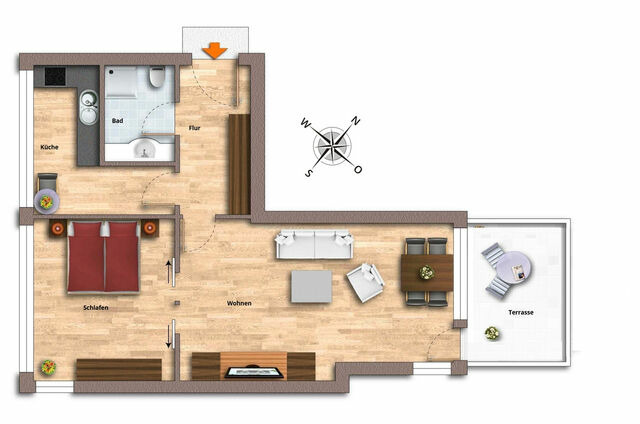 Ferienwohnung in Seebad Heringsdorf - (Brise) Villa Medici Heringsdorf App. 16 - Bild 15